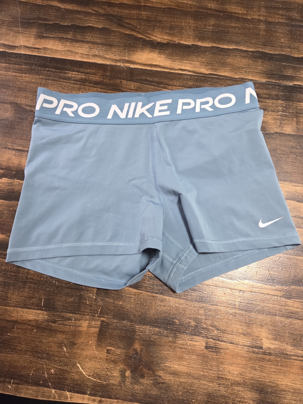 Nike Pro Blue Athletic Compression Shorts